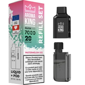 Aroma King Click Pro 7000 Watermelon Ice (Pod + Liquid)