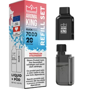 Aroma King Click Pro 7000 Watermelon Strawberry (Pod + Liquid)