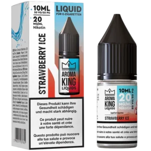 Aroma King Liquid 10ml Strawberry Ice 20mg